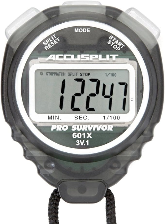 ACCUSPLIT Pro Survivor - A601X Stopwatch, Clock, Extra Large Display