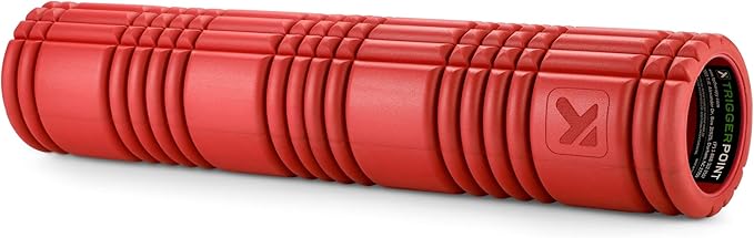 TriggerPoint GRID Patented Multi-Density Foam Massage Roller (Back, Body, Legs) for Exercise, Deep Tissue and Muscle Recovery - Relieves Muscle Pain & Tightness, Improves Mobility & Circulation (26")