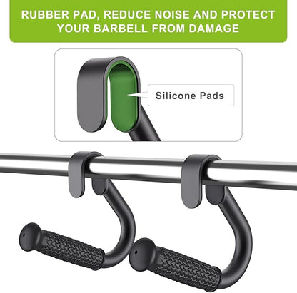 Pull Up Resistance Bands Handles - Non-Slip Rubber Grip Handle Attachment for Pull-Up Bars, Barbells and Resistance Bands - Heavy Duty Stretch Attachment Handles for Home Gym Workouts, 1 Pair