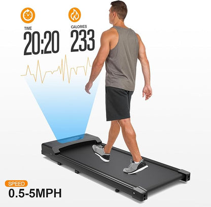 TOGOGYM Walking Pad, Walking Pad Treadmill 330 lb Capacity，3 in 1 Portable Under Desk Treadmill for Home and Office with Remote Control, LED Display