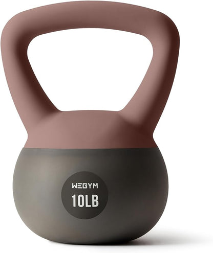 Soft Kettlebells with Cushioned Impact-Resistant Base and Anti-Slip, Wide-Grip Handle for Home Workouts, Weightlifting, and Personal Training