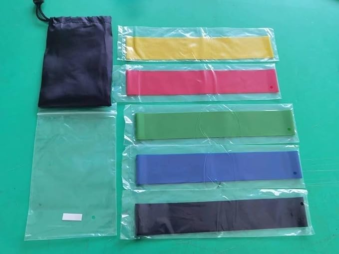 Provan Resistance Exercise Bands with Carry Bag, Set of 5.