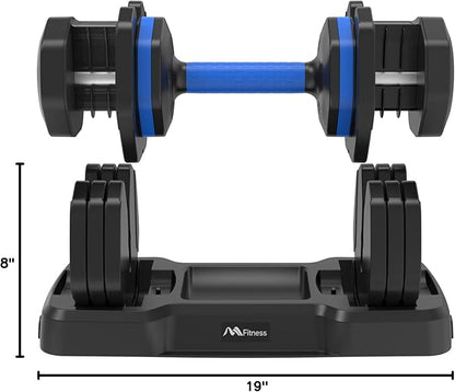 Adjustable Dumbbell Set - 55lb Single Dumbbell