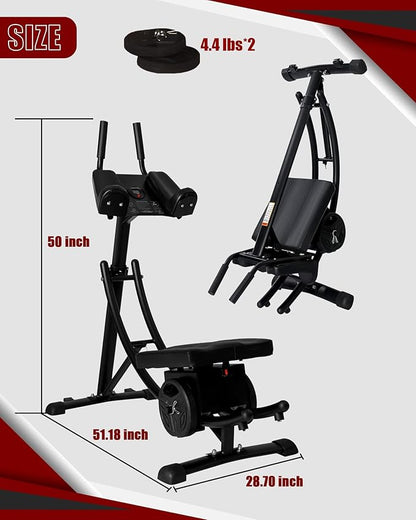 HVO 2024 Ab Machine for Stomach Workout Abdominal