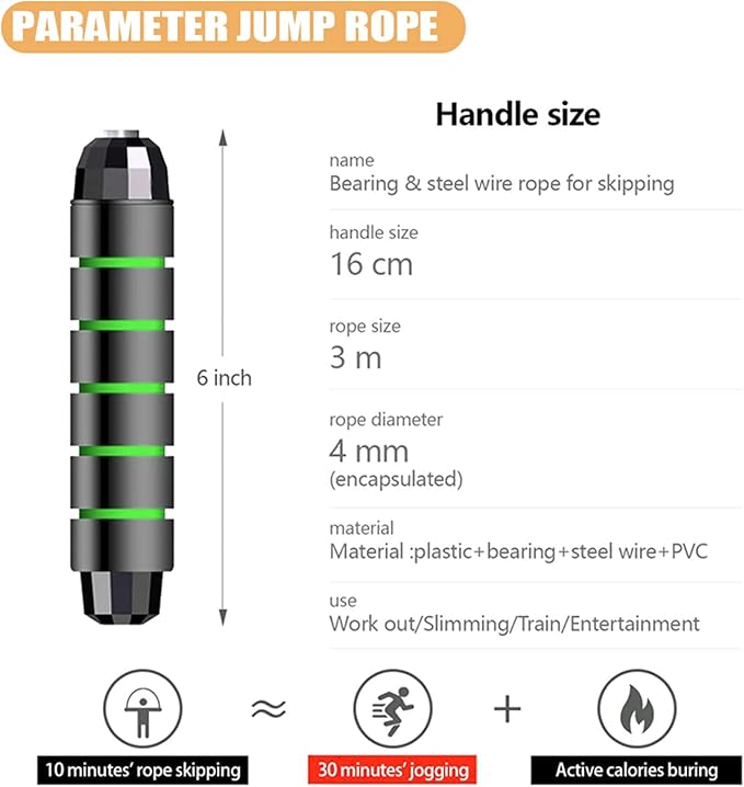 Redify Jump Rope,Jump Ropes for Fitness for Women Men and Kids,Speed Jumping Rope for Workout with Ball Bearings,Adjustable Skipping Rope for Exercise&Slim Body at Home School Gym