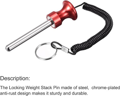 uxcell Weight Stack Pin with Pull Rope Magnetic Strength Training Equipment