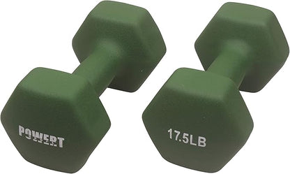 HEX Neoprene Dumbbell |Coated Colorful Hand Weights in Pair