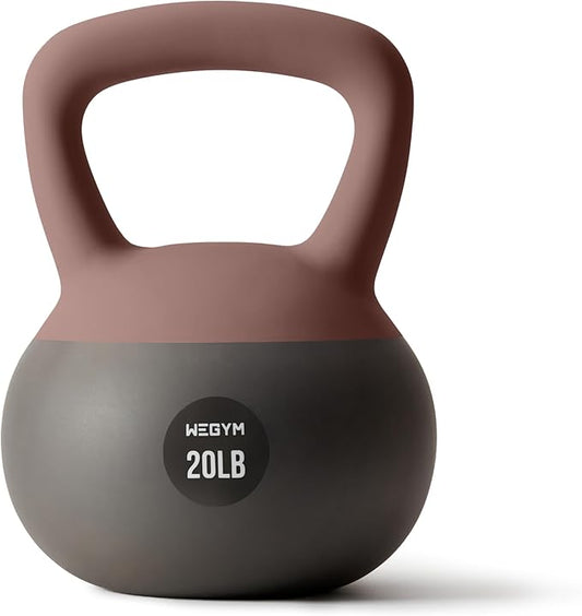 Soft Kettlebells with Cushioned Impact-Resistant Base and Anti-Slip, Wide-Grip Handle for Home Workouts, Weightlifting, and Personal Training