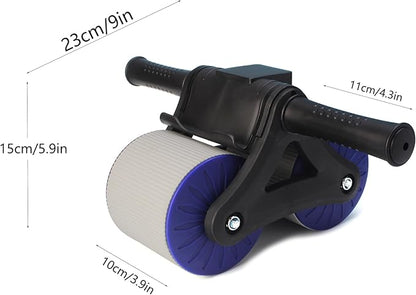 Automatic Rebound Abdominal Wheel, Ab Roller Wheel with Automatic Rebound Assistance Resistance Springs Ergonomic Handle, Ab roller with elbow support, Abdominal exercise roller, Ab Wheel Roller for