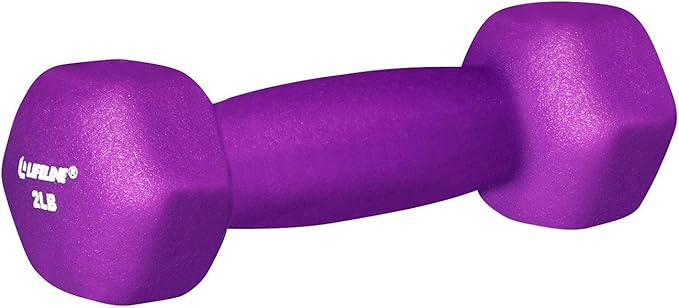 Lifeline Fitness Neoprene Dumbbell Weights - Premium Quality Equipment for Home Gym - Multiple Weight Options