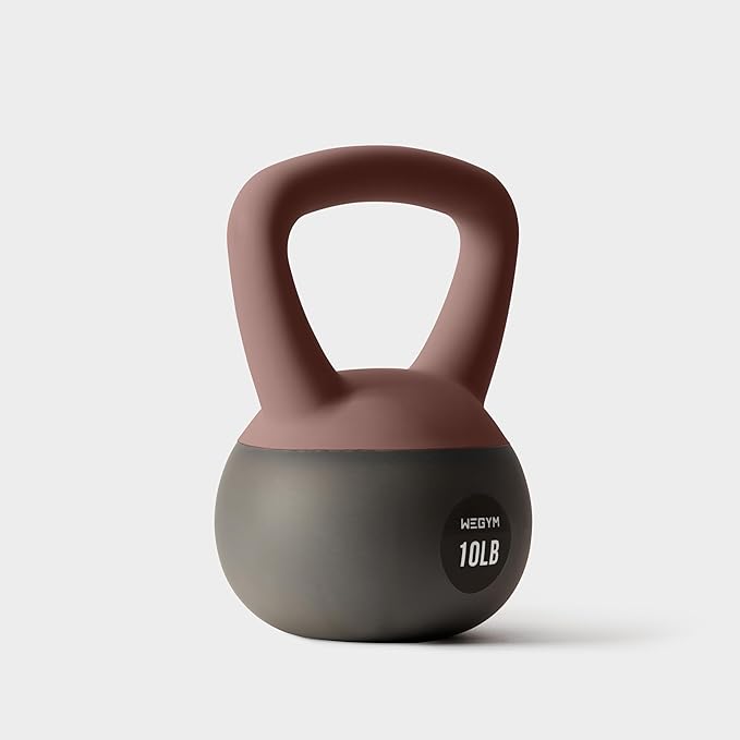 Soft Kettlebells with Cushioned Impact-Resistant Base and Anti-Slip, Wide-Grip Handle for Home Workouts, Weightlifting, and Personal Training