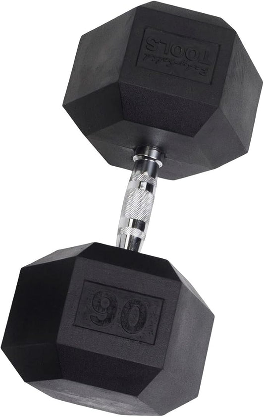 Body-Solid Rubber Coated Hexagon Dumbbells