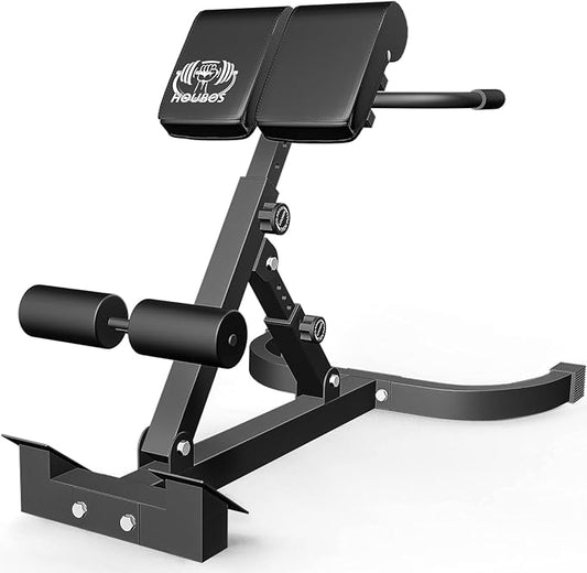 Hyper Back Extension Roman Chair – Multi-Functional Bench for Full All-in-One Body Workout Adjustable Ab Sit up Bench Decline Bench Flat Bench