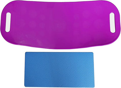 Balance Simply Board with Workout Mat - Yoga Fitness Balance Board for Core Training