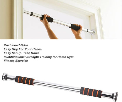 Pull Up , Body Fitness Workout Chin Up Upper Body Workout with Comfort Grips Punch Adult Fitness Exercise 62?100cm