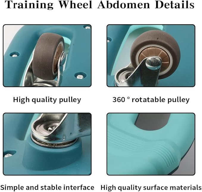 Ab Roller for Abs Workout, Ab Roller Wheel Exercise Equipment for Core Workout, Ab Wheel Roller for Home Gym, Ab Workout Equipment for Abdominal Exercise