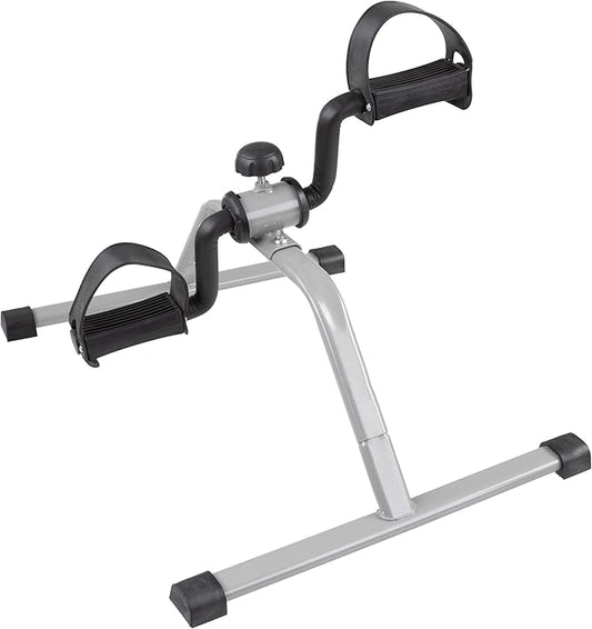 Portable Under Desk Stationary Fitness Machine Collection - Indoor Exercise Pedal Machine Bike for Arms, Legs, Physical Therapy or Calorie Burn by Wakeman Fitness