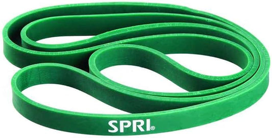 SPRI Superbands - Resistance Band for Assisted Pull-ups, Core Fitness, and Strength Training Resistance Exercises - Versatile Tool for Flexibility, Stamina, and Balance - 0.75", Green