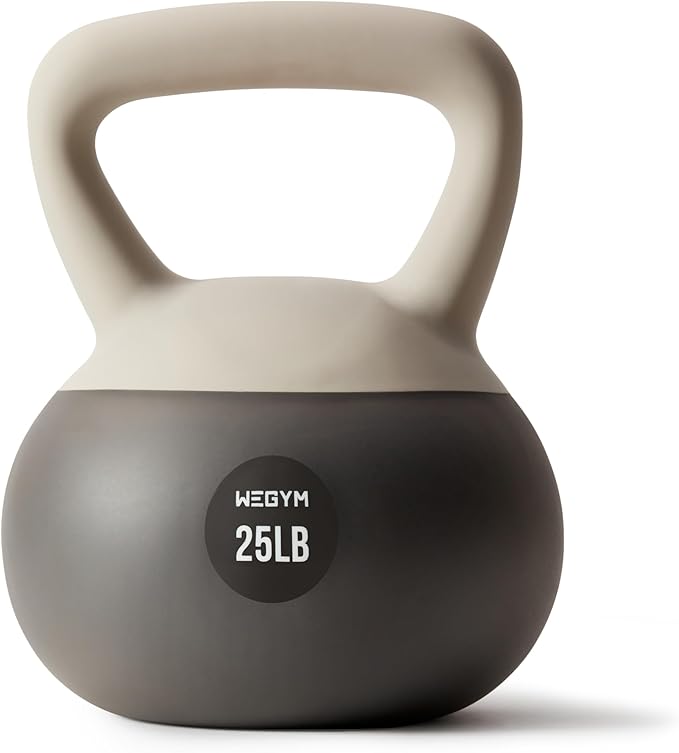 Soft Kettlebells with Cushioned Impact-Resistant Base and Anti-Slip, Wide-Grip Handle for Home Workouts, Weightlifting, and Personal Training