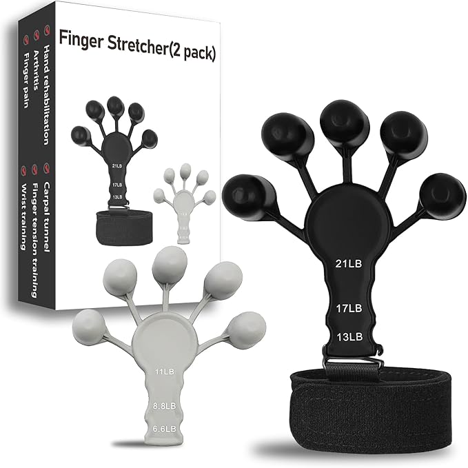 Gripster, 2PCS Hook Grip Strength Trainer 2023 Upgraded Hand Grip Strengthener Hand Exerciser, Finger Exerciser, Finger Strengthener, Hand Exercisers Strength Trainer