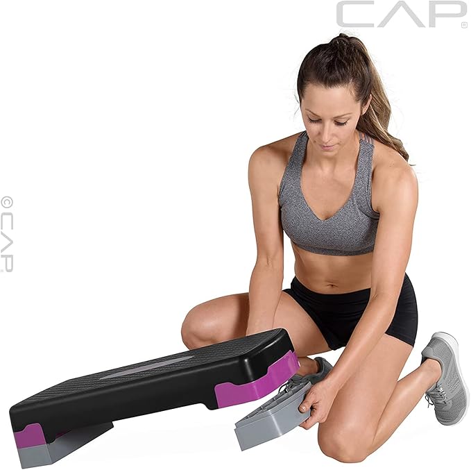 Tone Fitness Compact Aerobic Step Platform | Exercise Step