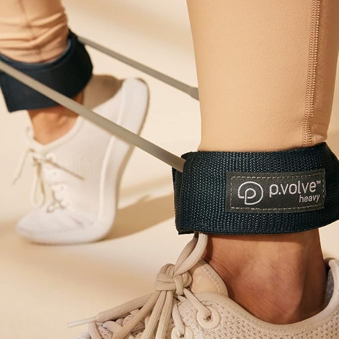 Pvolve Ankle Workout Bands- Home Gym Fitness Equipment to Exercise The Lower Body and Sculpt & Tone Legs, Glutes, and Core