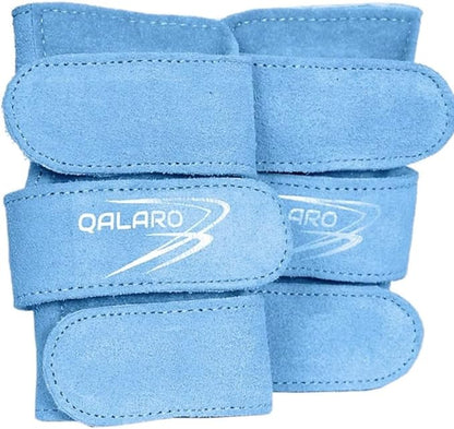 Suede Wrist Supports (Pair) with Bag | Gymnastics, Acrobatics, Cheer Adjustable Wrist Guards | Wrist Injury Prevention | Wrist Support Brace Hand Wraps