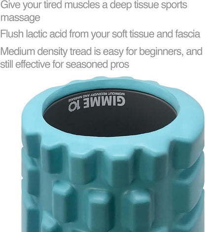 Premium Foam Roller – Versatile High-Density Muscle & Back Roller for Deep Tissue Massage, Physical Therapy, and Yoga