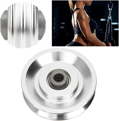 Aluminium Alloy Pulley Strength Training Exercise Hardware Fitness Equ Made of Highquality Aluminum Alloy Ipment Accessories Pulley Wheel Fitness 70mm Gym 226917