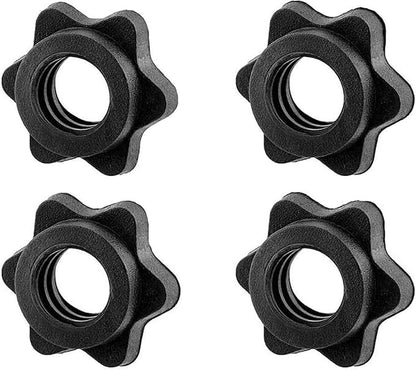 Dumbbell Collars 1 inch Dumbbell Hex Nut Barbell Collar Clamps Weight Clips for Dumbbells,Spinlock Collars for 1 Inch Standard Barbells Bars Sports Weight Lifting Fitness