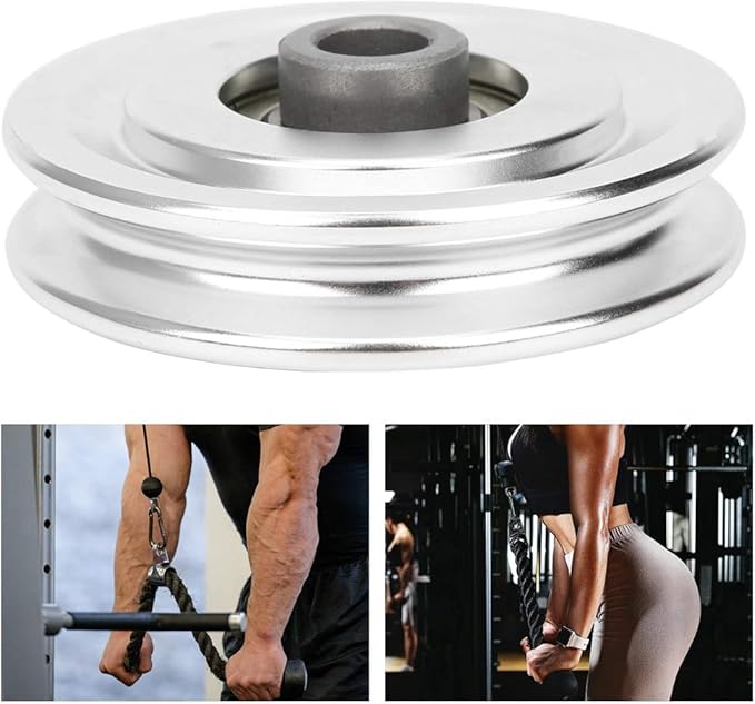 Aluminium Alloy Pulley Strength Training Exercise Hardware Fitness Equ Made of Highquality Aluminum Alloy Ipment Accessories Pulley Wheel Fitness 70mm Gym 226917