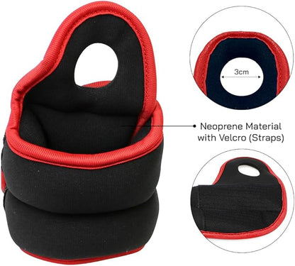 Pair of Wrist Weights With Hole for Thumb, Great for Running & All Kind of Cardio Exercises