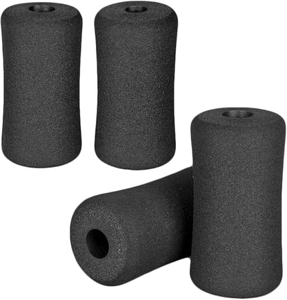 Foam Foot Pads Rollers Set of a Pair for Home Gym Exercise Machines Equipments Replacements with 1 Inch(2.5cm) Rod