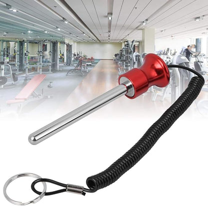 Magnetic Weight Stack Pin with Pull Rope Strength Training Equipment Accessories Exercise Machine Parts Red