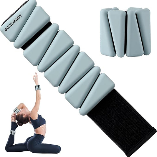 Wrist Ankle Weights Adjustable Training Intensity for Strength Training Walking Running Yoga Pilates Jogging for Women Men Set of 2