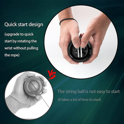 Wrist Trainer Ball Auto-Start Wrist Strengthener Gyroscopic Forearm Exerciser Gyro Ball for Strengthen Arms, Fingers, Wrist Bones and Muscles