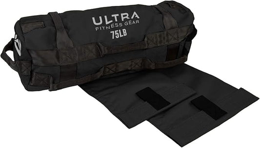 Ultra Fitness Workout Exercise Sandbags - Heavy Duty Sand-Bag, Functional Strength Training, Dynamic Load Exercises, WODs, General Fitness and Military Conditioning