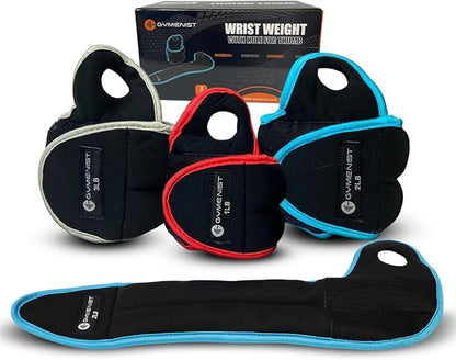 Pair of Wrist Weights With Hole for Thumb, Great for Running & All Kind of Cardio Exercises