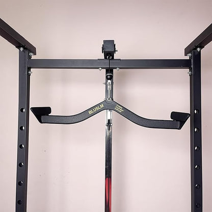 LAT Pull Down Bar for Cable Machine, LAT Pulldown Attachments T Bar V Bar Cable Attachment, Back Tricep Bar Strength Training Handle