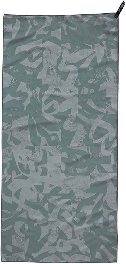 PackTowl Personal Ultralight Microfiber Camping and Travel Towel, Scribble, Hand