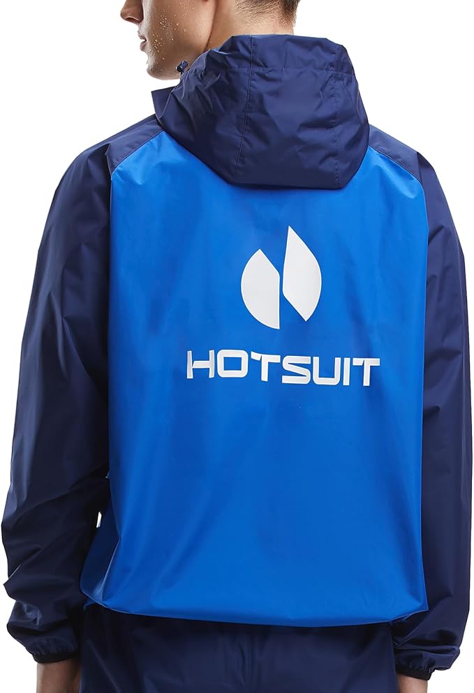 HOTSUIT Sauna Suit for Men Sweat Sauna Jacket Pant Gym Workout Sweat Suits