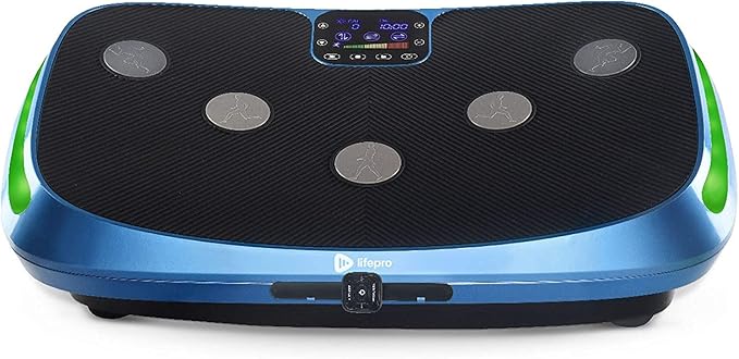 LifePro Rumblex 4D Vibration Plate Exercise Machine - Triple Motor Oscillation, Linear, Pulsation + 3D/4D Vibration Platform - Whole Body Viberation Machine for Home