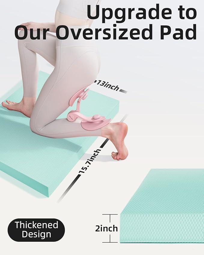 Foam Balance Pad Stability Non-Slip Balance Mat Exercise Balance Pad for Physical Therapy Knee Yoga and Training