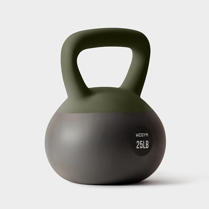 Soft Kettlebells with Cushioned Impact-Resistant Base and Anti-Slip, Wide-Grip Handle for Home Workouts, Weightlifting, and Personal Training