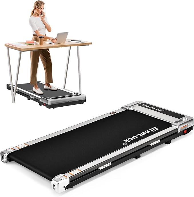 Walking Pad, Under Desk Treadmill for Home Office, 2 in 1 Portable Walking Treadmill with Remote Control, Walking Jogging Machine in LED Display