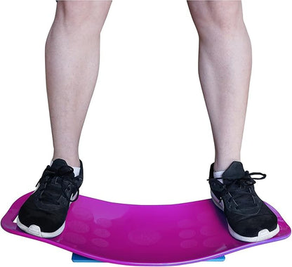 Balance Simply Board with Workout Mat - Yoga Fitness Balance Board for Core Training