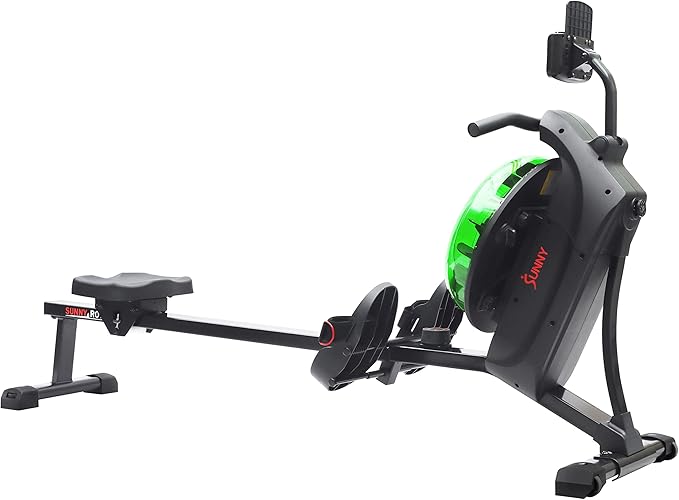 Sunny Health & Fitness Elite Water Rowing Machine