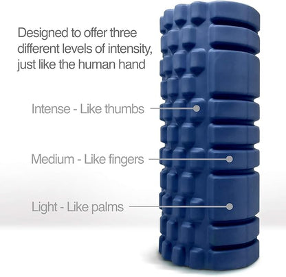 Premium Foam Roller – Versatile High-Density Muscle & Back Roller for Deep Tissue Massage, Physical Therapy, and Yoga