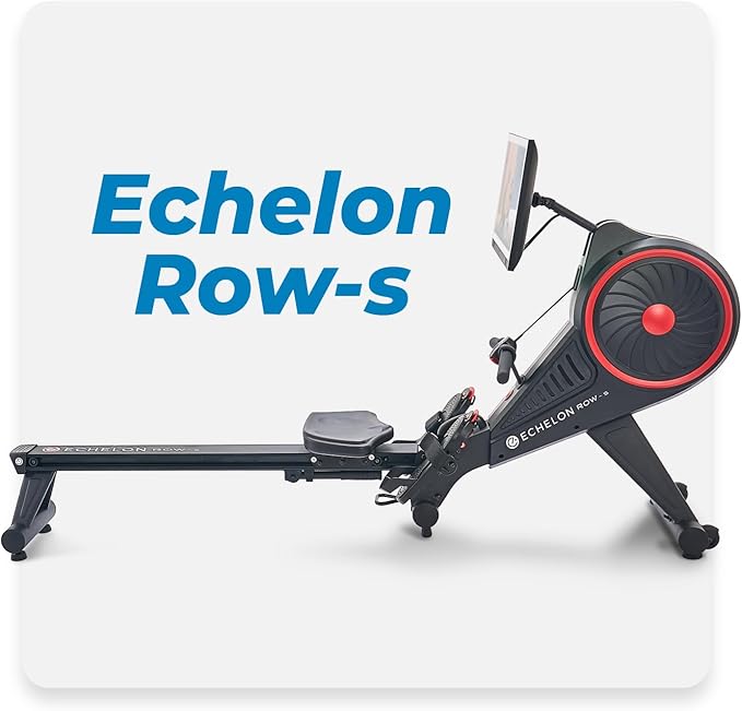 Echelon Row, 30-Day Free Echelon Membership, HIIT, Indoor Rowing Machine, Rower for Home Gym, Live and On-Demand Classes, 32 Resistance Levels, Total Body Workout, Low Impact