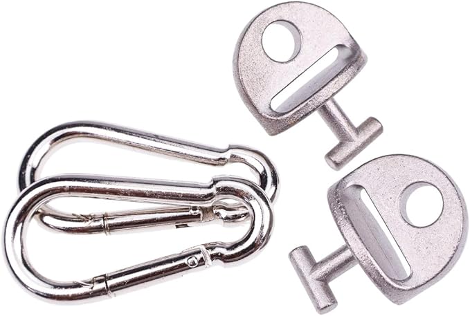 2X Tonal T Lock Adapters with Snap Hooks for Tonal Gym Machine Tonal Accessories Home Gym T Lock Exercise Equipment